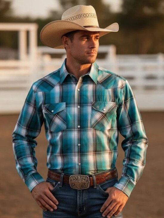 ROPER  MENS WESTERN STYLE RODEO SHIRT Other - ROPER  MENS WESTERN STYLE RODEO SHIRT